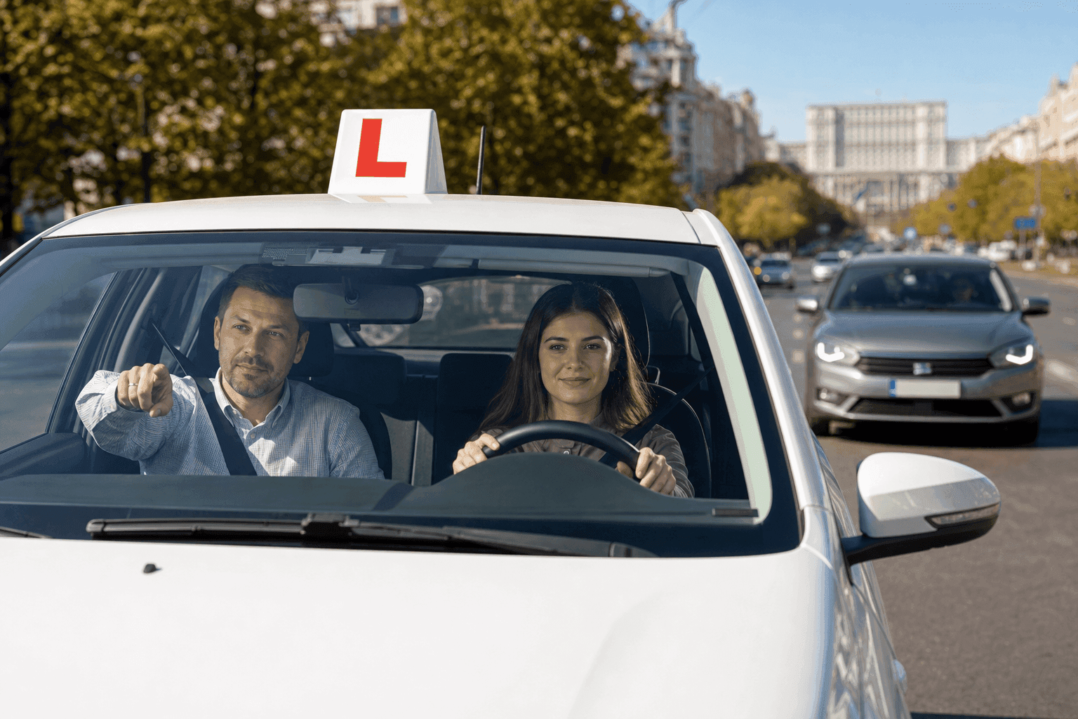 Cursant la volan în timpul unei ședințe suplimentare de condus — Auto David