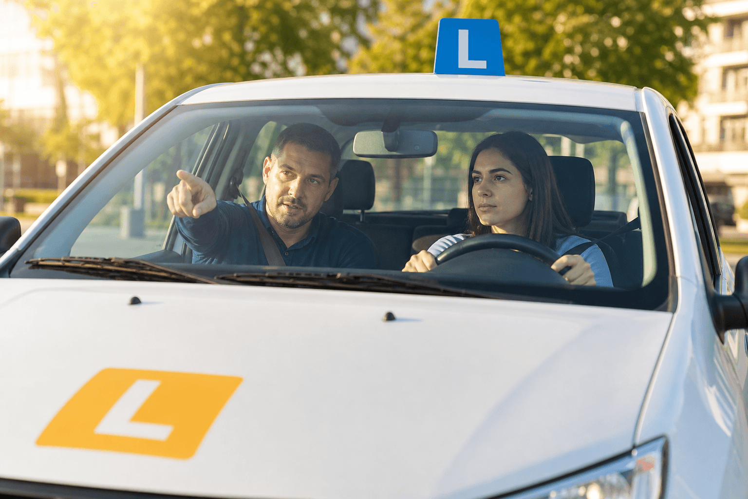 Ședință practică de condus pe stradă — ore suplimentare Auto David